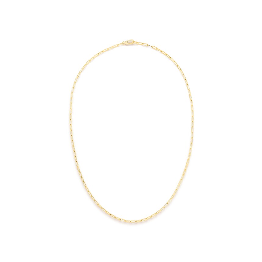 Mellerio Cabinet de curiosités petit lien in yellow gold 78cm necklace