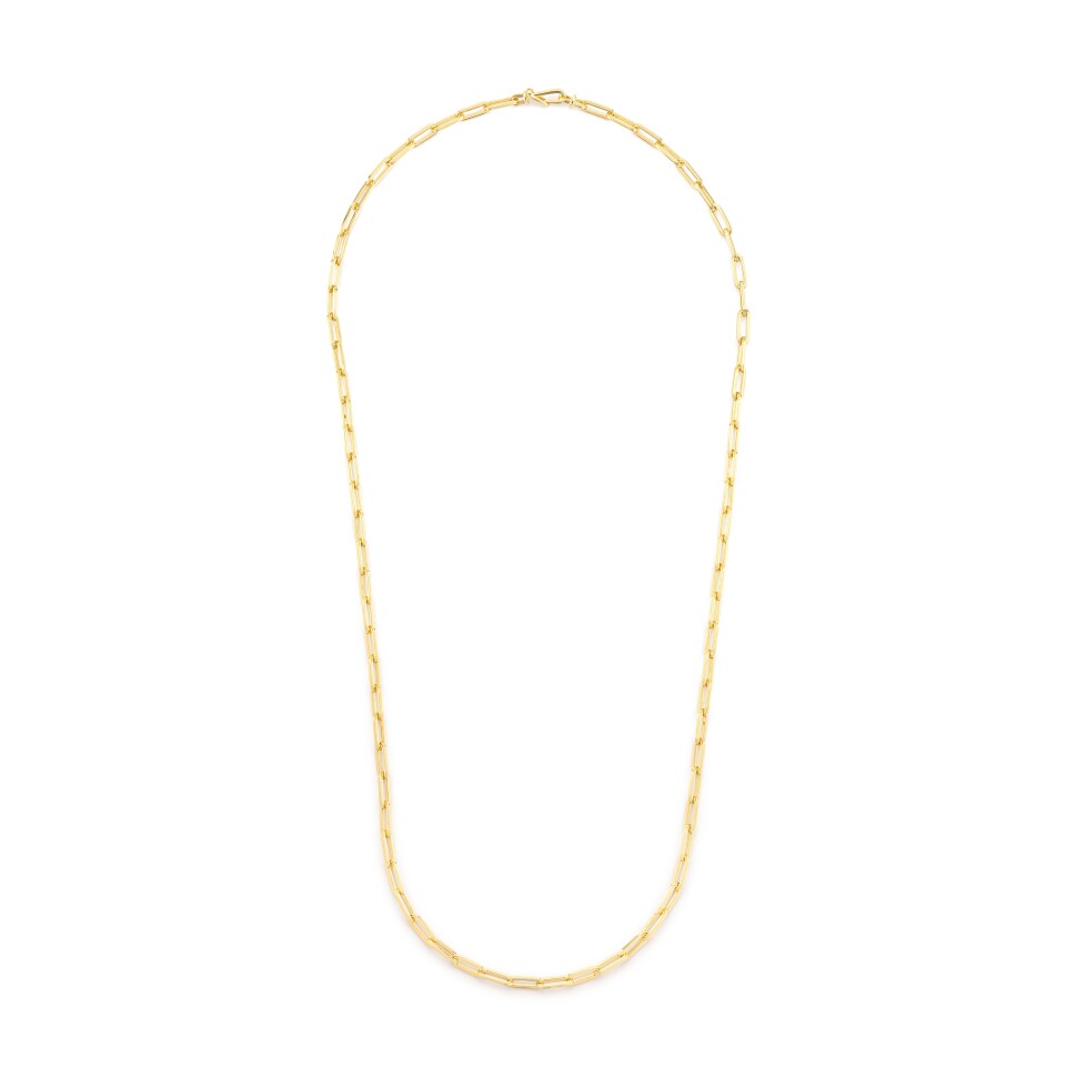 Necklace Mellerio Cabinet de curiosité Link chain in yellow gold 78cm