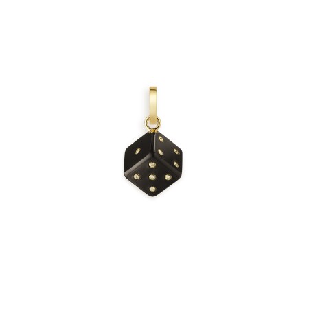 Mono earring/charm Marie Lichtenberg Dado Ebony 11mm