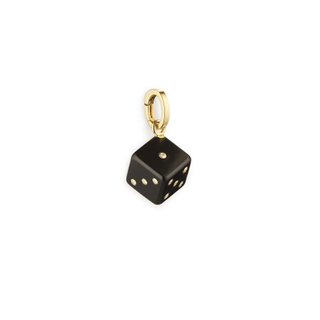 Mono earring/charm Marie Lichtenberg Dado Ebony 11mm