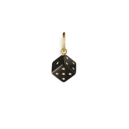 Mono earring/charm Marie Lichtenberg Dado Ebony 11mm