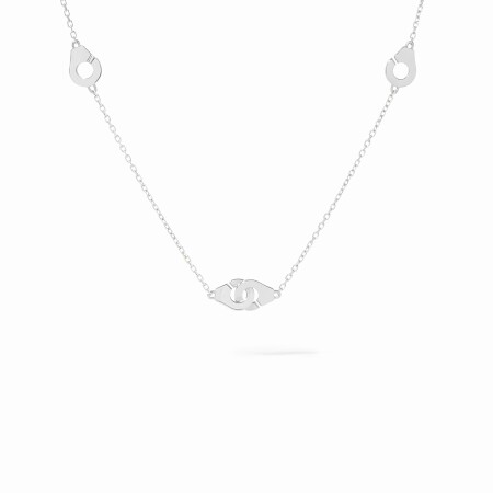 Collier dinh van Menottes R5 en or blanc