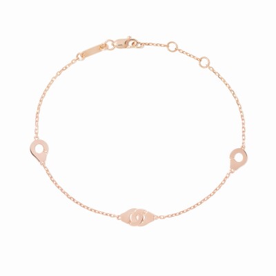 Bracelet dinh van Menottes R5 en or rose