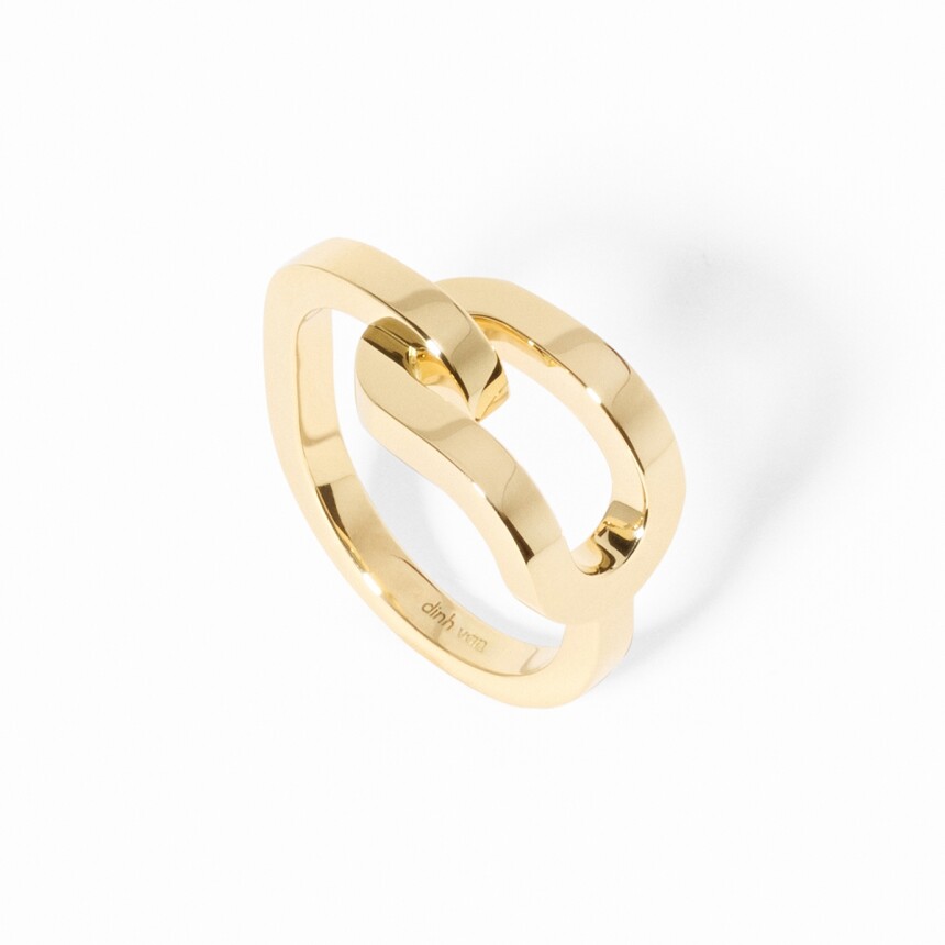 Dinh Van Maillon large model ring in yellow gold