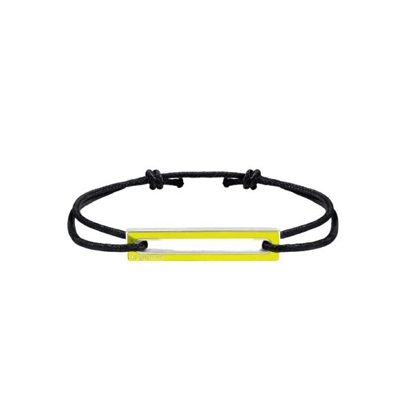 Bracelet Le Gramme Edition Jeux Olympiques Yellow 1.7g en argent et laque