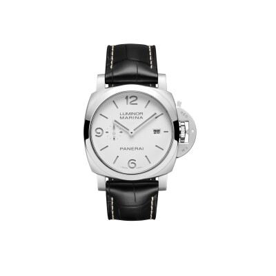 Panerai Luminor Marina watch white dial 44mm