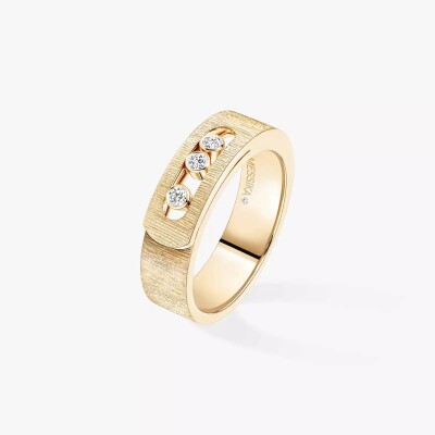 Bague Messika Move Noa Ciselé en or jaune