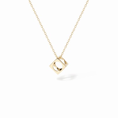 Collier dinh van Le Pavé petit modèle en or jaune
