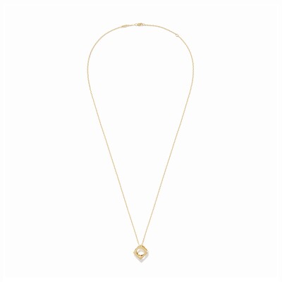 Collier dinh van Le Pavé moyen modèle en or jaune