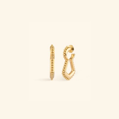 Boucles d'Oreilles Rouvenat Indiscretion Pearls Large en or jaune