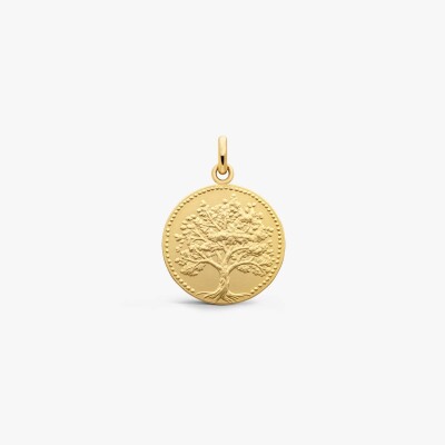 Médaille Arthus Bertrand Arbre de Vie Relief 16mm en or jaune