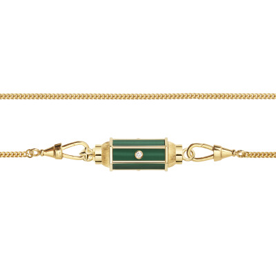 Baby Locket Marie Lichtenberg Malachite 42cm
