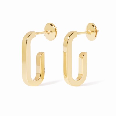 Boucles d'oreilles dinh van Maillon petit modèle en or jaune