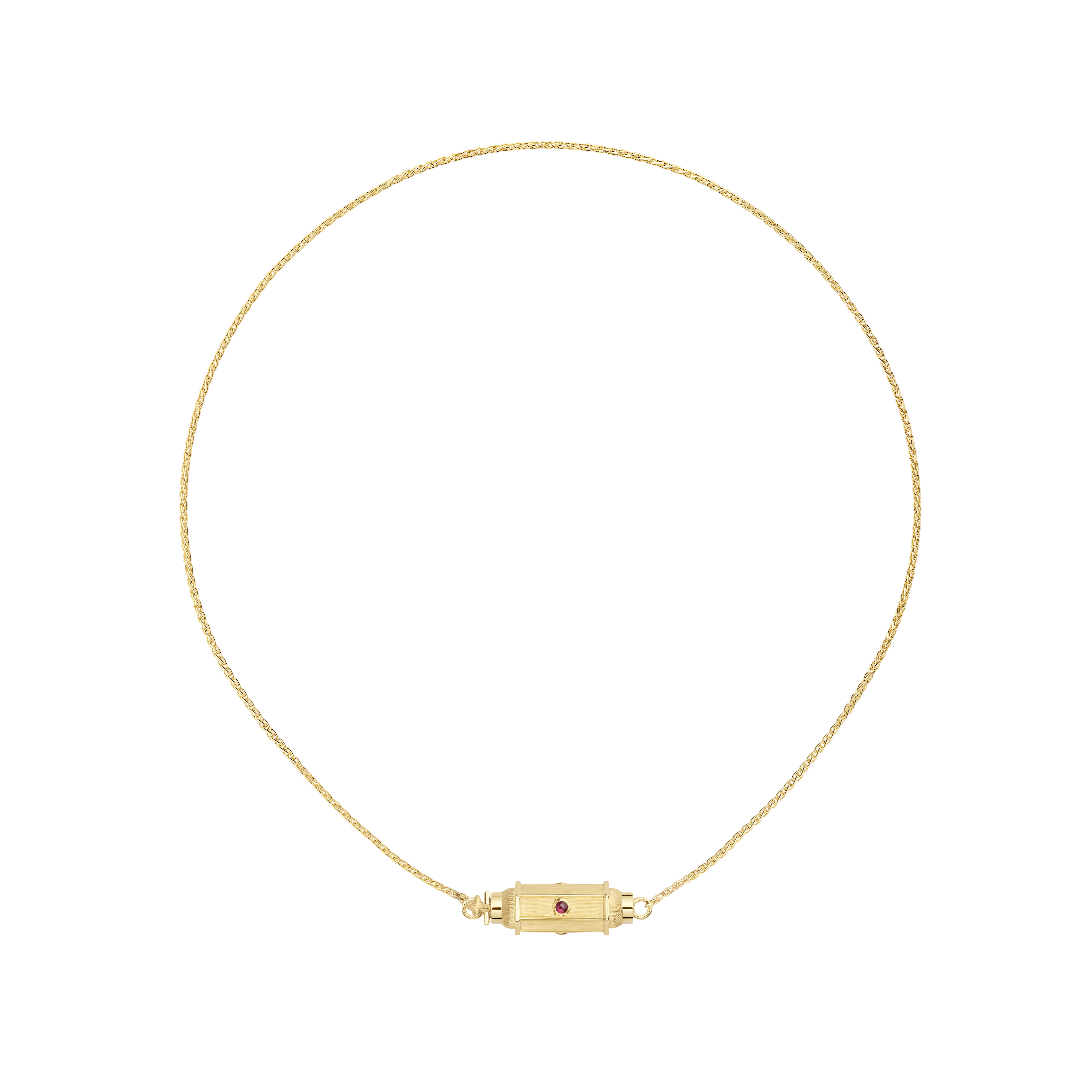 Marie Lichtenberg Micro Locket Coco Diamond Necklace 37cm view 1