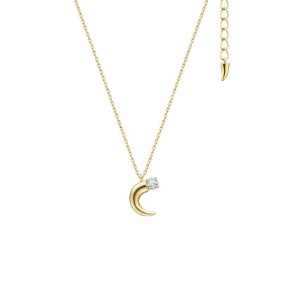Pendentif Tasaki Danger Horn en or jaune et diamant