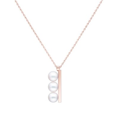 Pendentif Tasaki Balance Holiday en or rose Sakuragold™ et perles Akoya