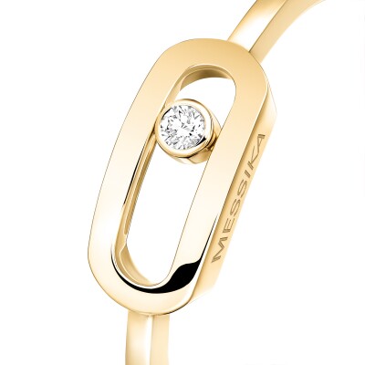 Messika Move Uno ring, yellow gold and diamond