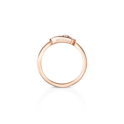 Messika Move Uno ring, pink gold and diamond