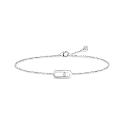Bracelet Messika Care(s) en or blanc et diamants