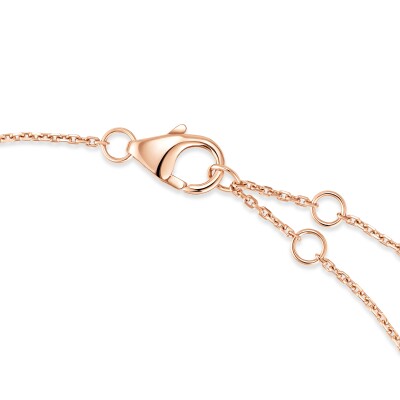 Bracelet Messika Care(s) pavé en or rose et diamants