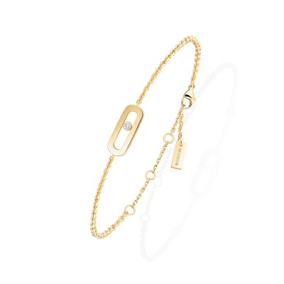 Bracelet Messika Move Uno en or Jaune et diamant