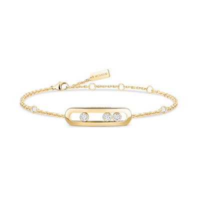 Messika Baby Move bracelet, yellow gold and diamonds