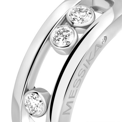 Bague Messika Move Classique en or blanc et diamants