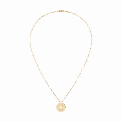 dinh van Kamasutra Small Necklace in yellow gold