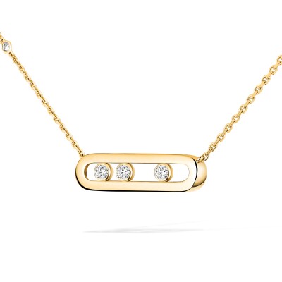 Collier Messika Baby Move en or jaune et diamants