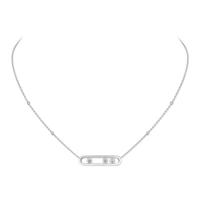 Collier Messika Move Classique en or blanc et diamants