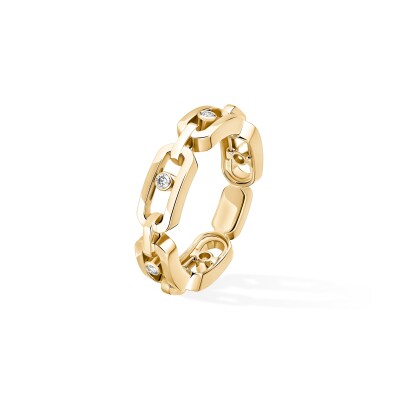 Bague Messika Move Link Multi en or jaune et diamants