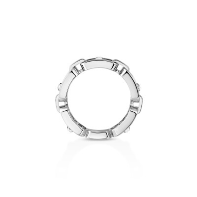 Bague Messika Move Link Multi en or blanc et diamants