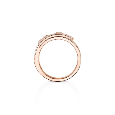 Bague Messika Move Noa GM pavée en or rose et diamants