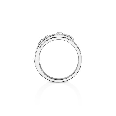Bague Messika Move Noa GM pavée en or blanc et diamants