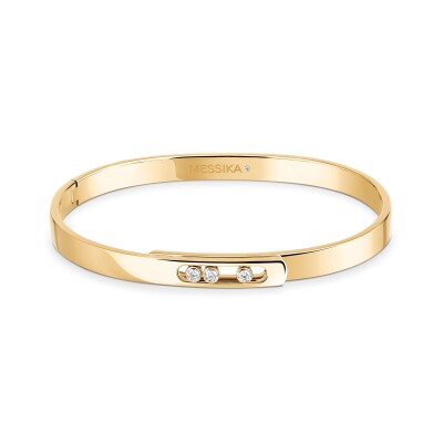Bracelet bangle Messika Move Noa PM en or jaune et diamants