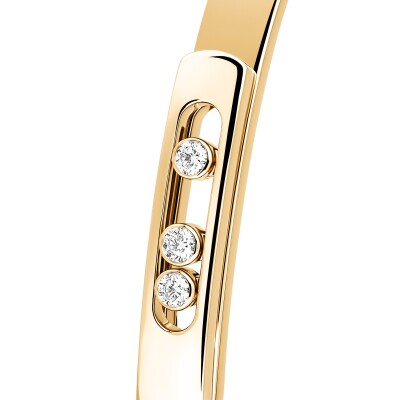 Bracelet bangle Messika Move Noa PM en or jaune et diamants