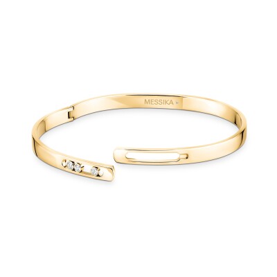 Bracelet bangle Messika Move Noa PM en or jaune et diamants