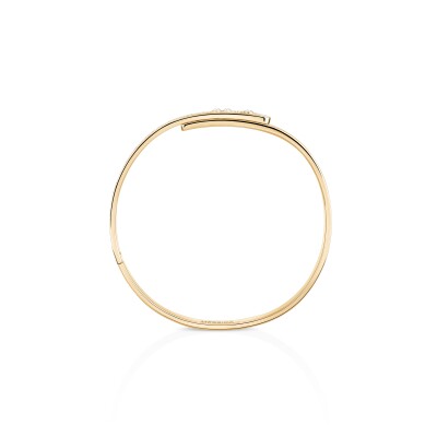 Bracelet bangle Messika Move Noa PM pavé en or jaune et diamants
