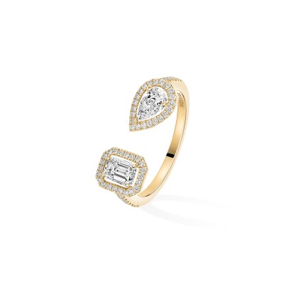 Bague Messika My Twin Toi & Moi en or jaune et diamants 2x0.25ct