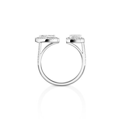 Bague Messika My Twin Toi & Moi en or blanc et diamants 2x0.60ct