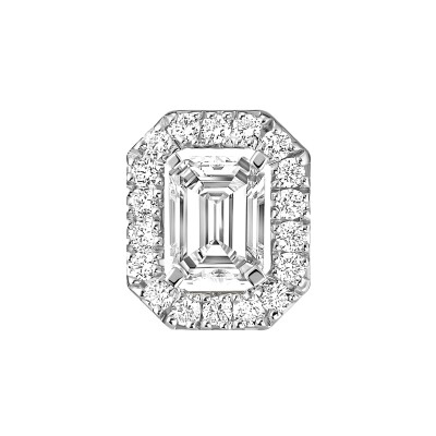 Boucles d'oreilles Messika My Twin 1+2 en or blanc et diamants 3x0.10ct