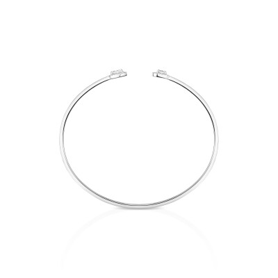 Bracelet Messika My Twin Toi & Moi en or blanc et diamants 2x0.15ct