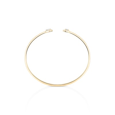 Bracelet Messika My Twin Toi & Moi en or jaune et diamants 2x0.15ct