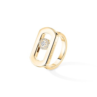 Bague Messika So Move en or jaune et diamants