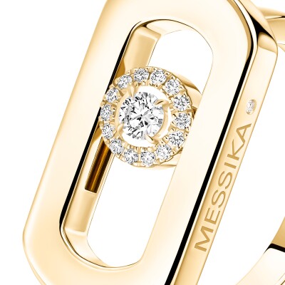 Bague Messika So Move en or jaune et diamants