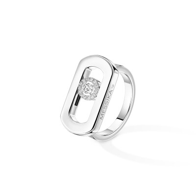 Bague Messika So Move en or blanc et diamants