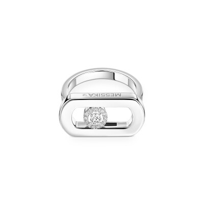 Bague Messika So Move en or blanc et diamants