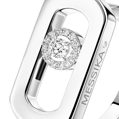 Bague Messika So Move en or blanc et diamants
