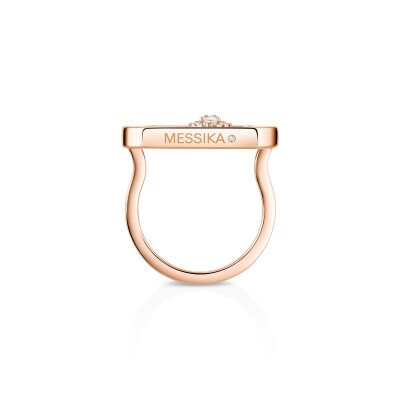 Bague Messika So Move en or rose et diamants