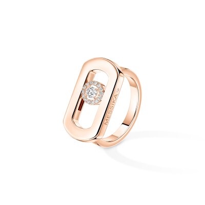 Bague Messika So Move en or rose et diamants